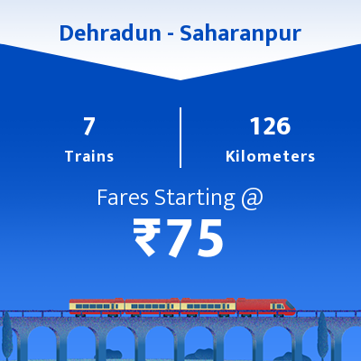Dehradun To Saharanpur Trains
